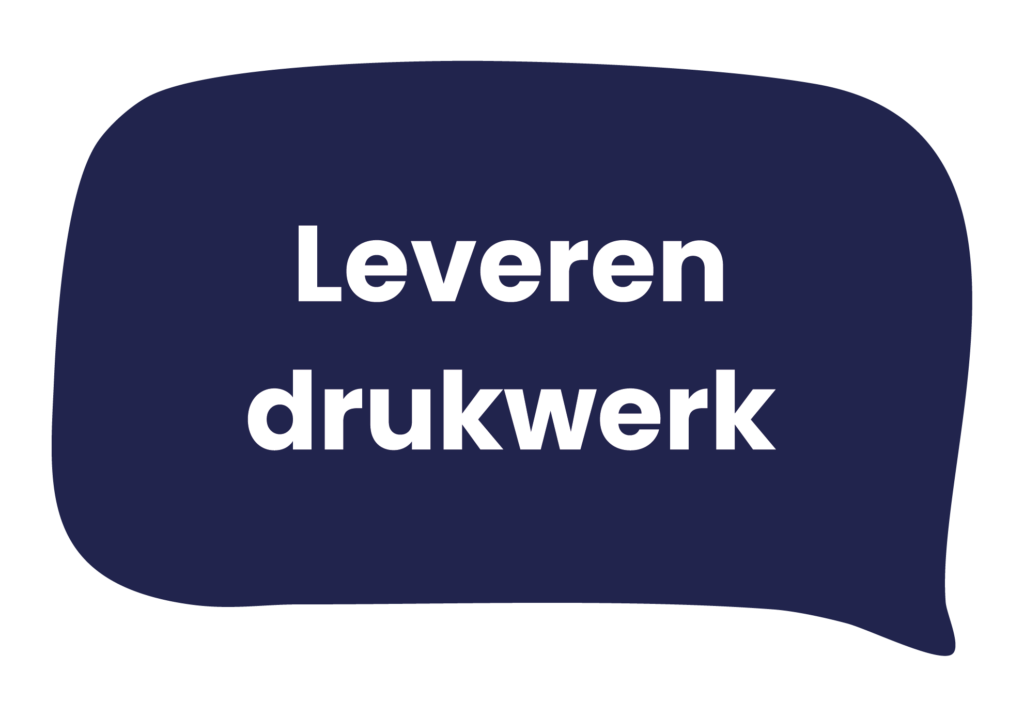 Wolkje met tekst: drukwerk door Studio Fiora